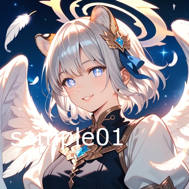 SNSアイコン　天使のトラ