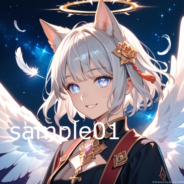 SNSアイコン　天使の犬