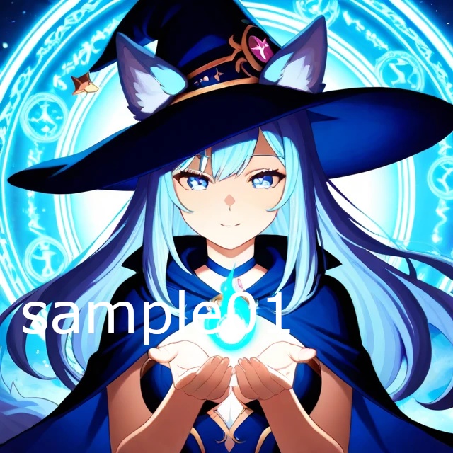 SNSアイコン　黒魔女の犬