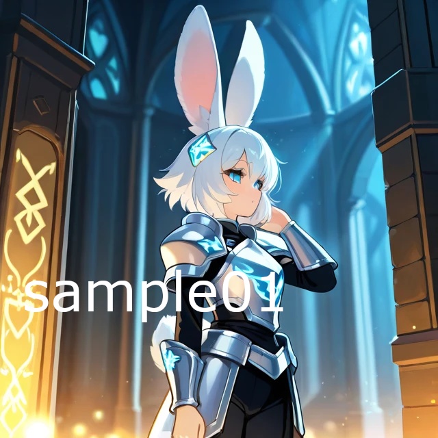 SNSアイコン　ガーディアンのウサギ