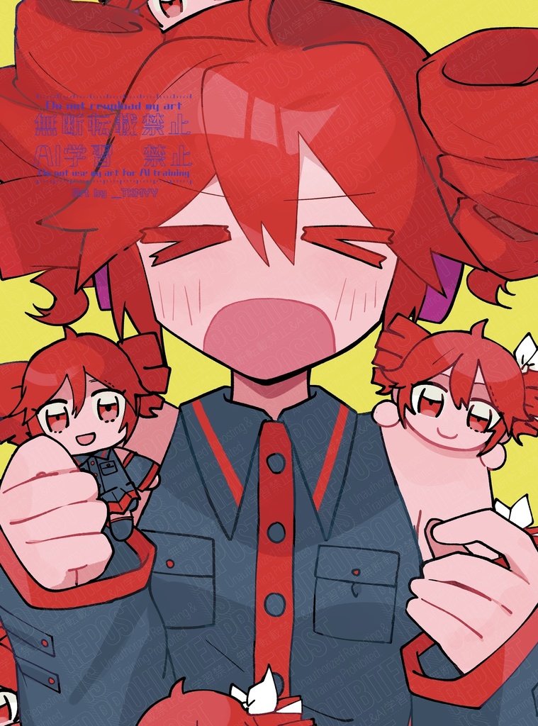 イラスト本『テトまみれ』(+ポストカードセット)