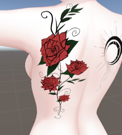 バラ タトゥー