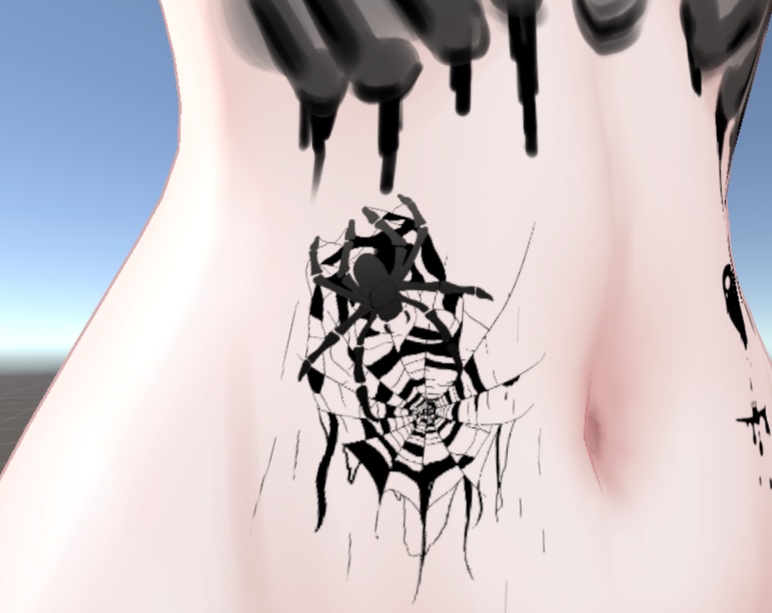 クモ　タトゥー