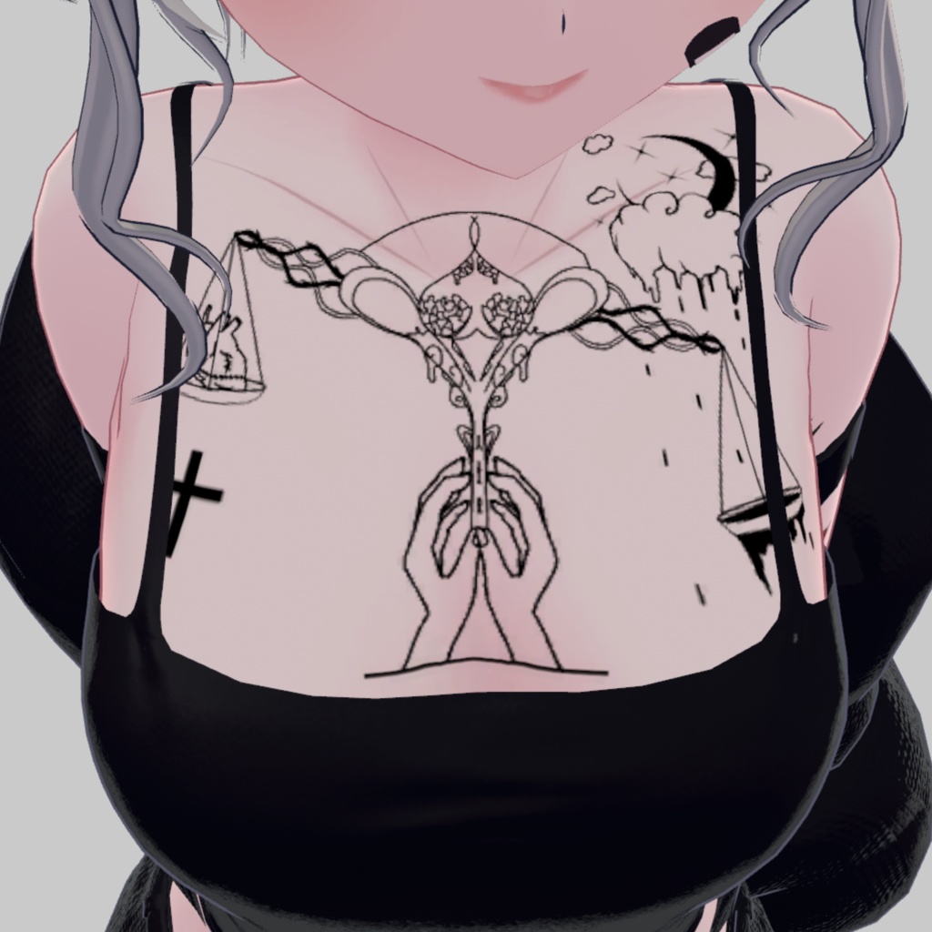 天秤　タトゥー