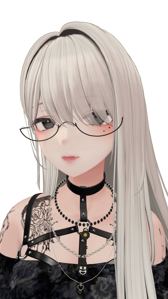 アンダーリム　メガネ　森羅