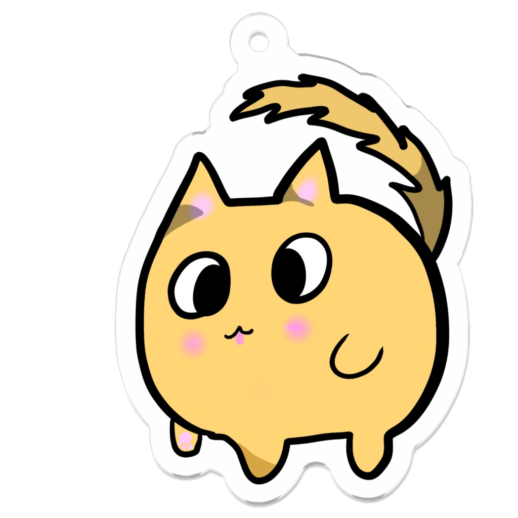 でんみ(夏の姿)アクリルキーホルダー