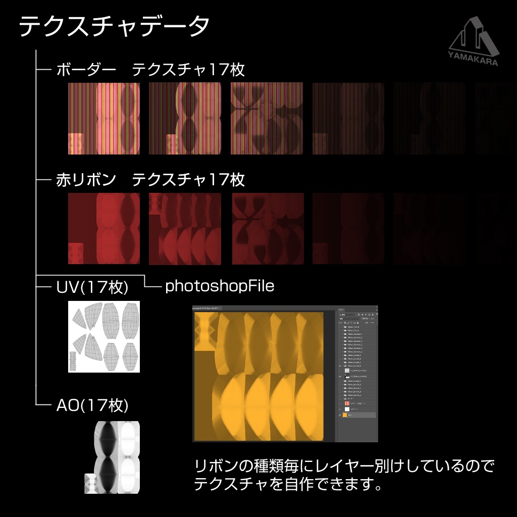 【YS】リボン素体セット【FBX】
