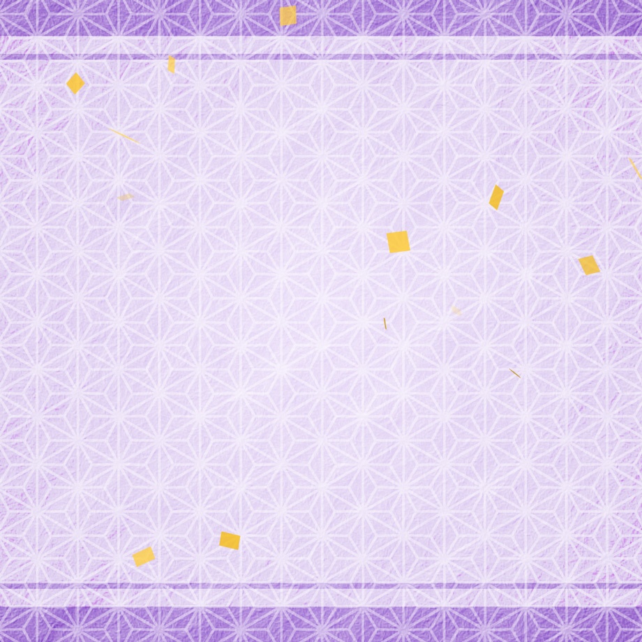 和柄ループ背景【麻の葉/紙吹雪】
