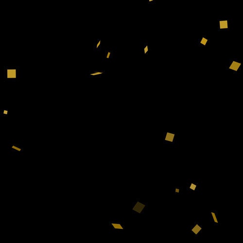 ループ動画素材【紙吹雪パーティクル】