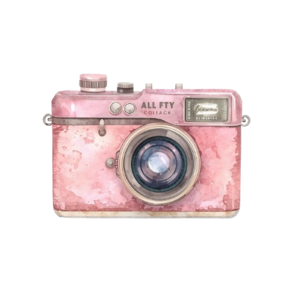 【旅行シリーズ】水彩アンティーク風クリップアート7点セット|PNG背景透過