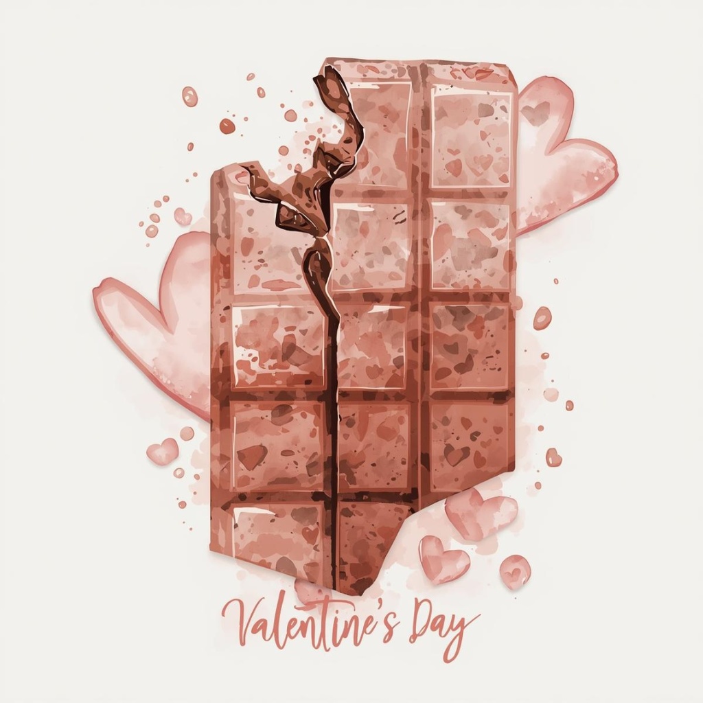 【バレンタインスィーツ】水彩アンティーク風クリップアート10点セット