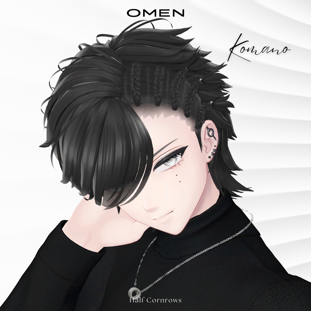 ✧SALE✧【Hair】Half Cornrows / OMEN