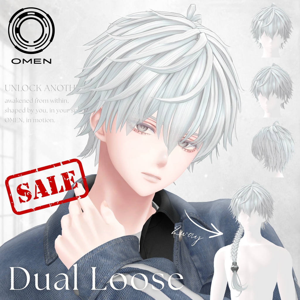 ✧SALE✧【Hair】Dual Loose / OMEN