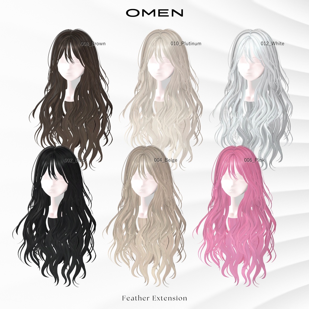 ✧SALE✧【Hair】Feather Extension / OMEN