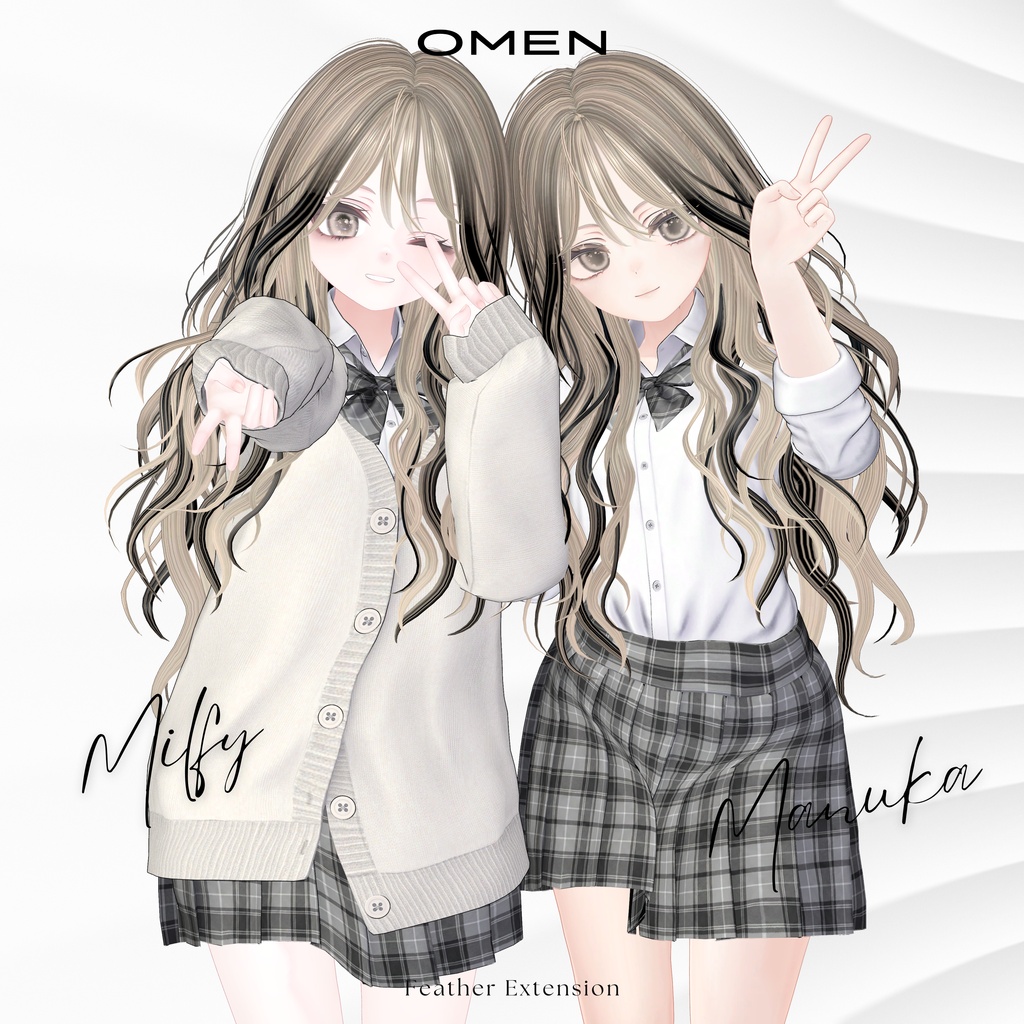 【Hair】Feather Extension / OMEN