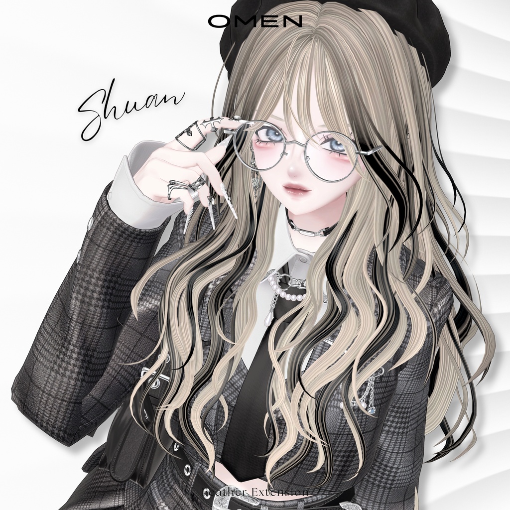 【Hair】Feather Extension / OMEN