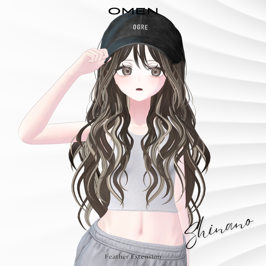 【Hair】Feather Extension / OMEN