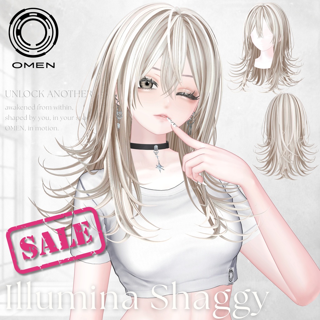 ✧ SALE ✧【Hair】Illumina Shaggy / OMEN