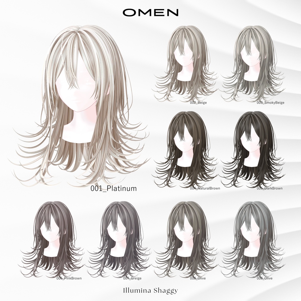 ✧ SALE ✧【Hair】Illumina Shaggy / OMEN