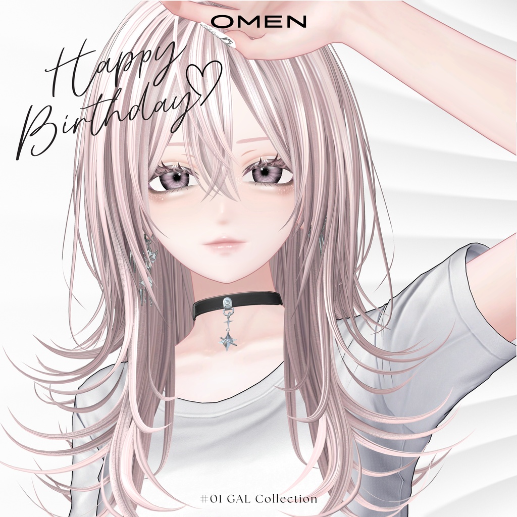 【Eye & Face Texture, Shape Key】期間限定FREE!! #01 GAL Collection / OMEN