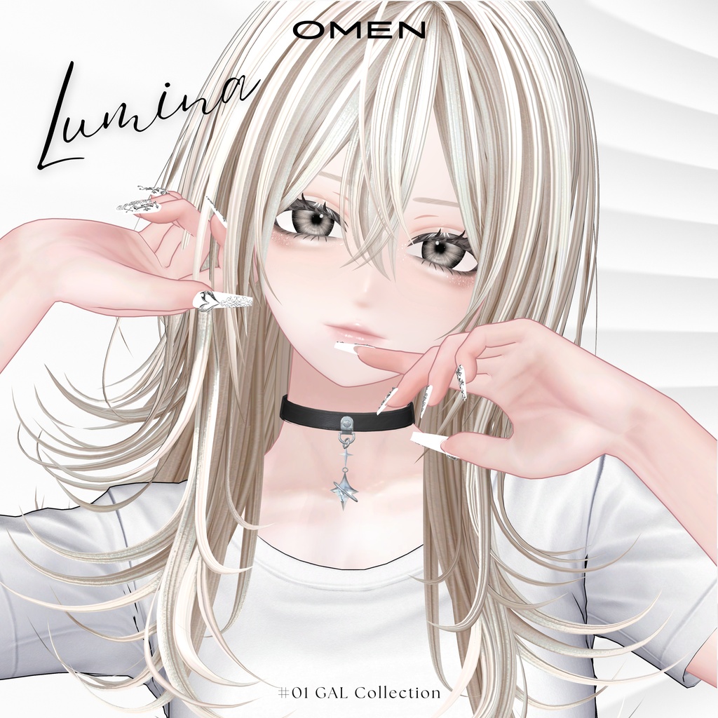 【Eye & Face Texture, Shape Key】期間限定FREE!! #01 GAL Collection / OMEN