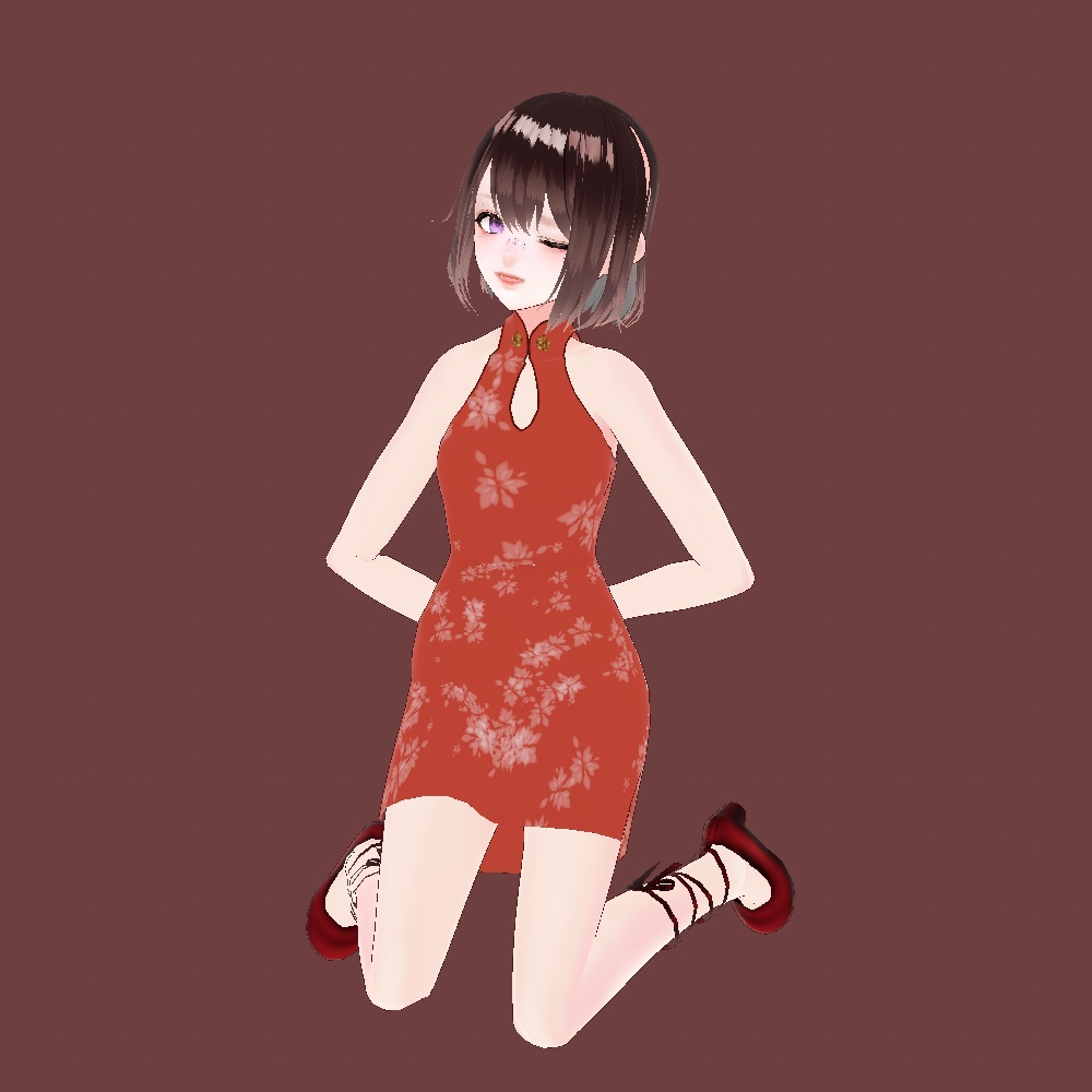 [Vroid] 旗袍 —Valeri3+ 【Free】
