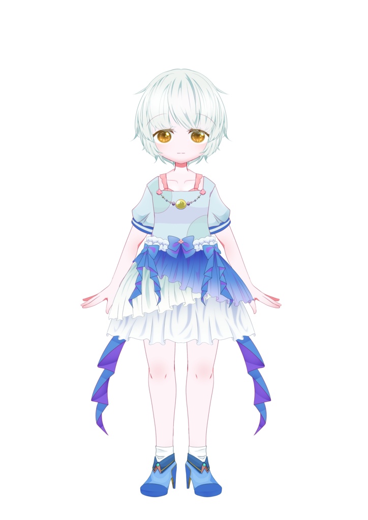 【FaceRig対応Live2Dデータ】オリジナル女の子/clala