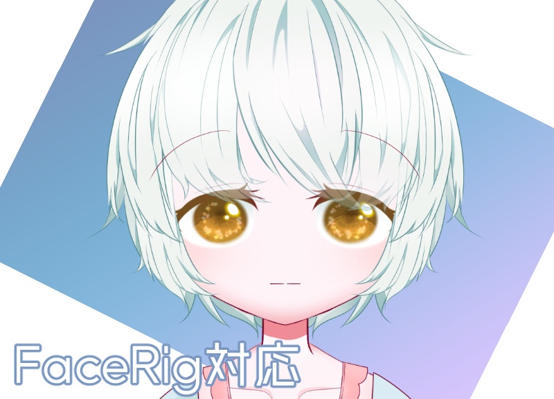 【FaceRig対応Live2Dデータ】オリジナル女の子/clala
