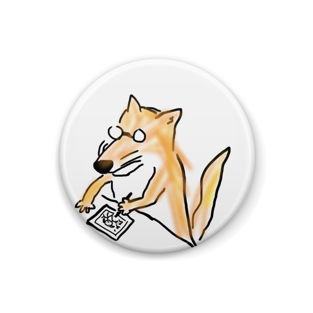 おえかき(缶バッヂ)