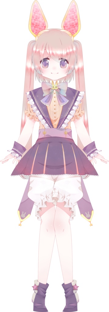 【VtubeStudio対応】オリジナル女の子/usamimi