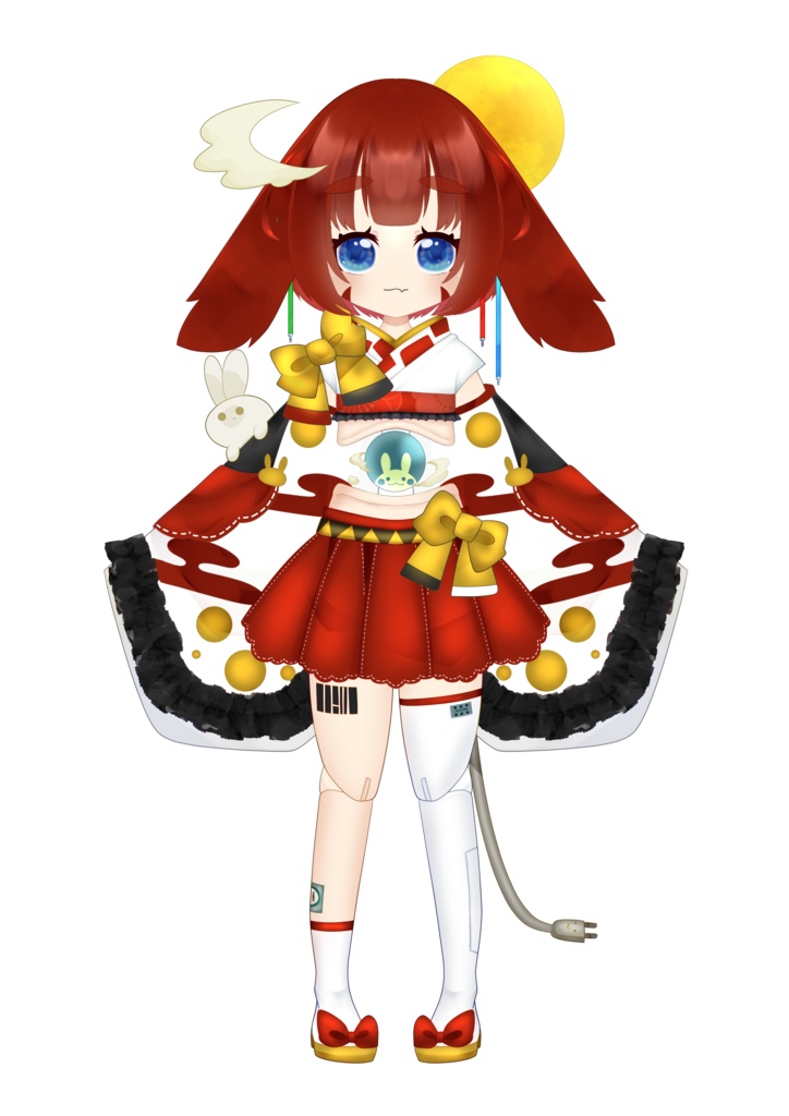 【VtubeStudio対応】オリジナル女の子/Usarobo