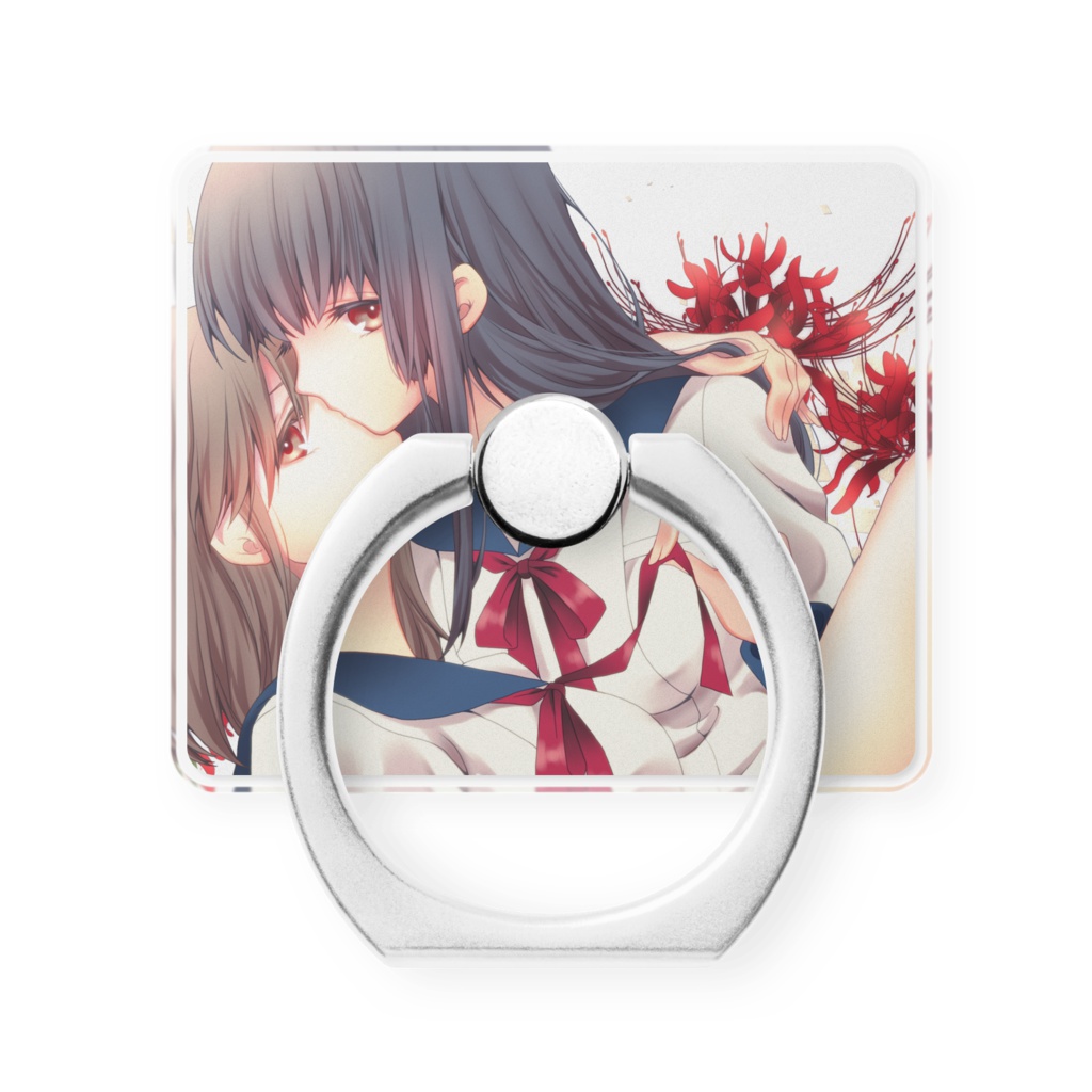 百合スマホリング