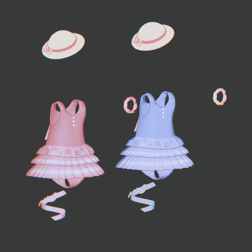 【無料】まめふれんずの水着【MA対応】