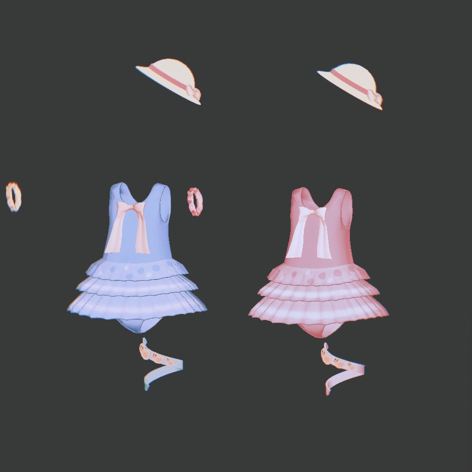 【無料】まめふれんずの水着【MA対応】