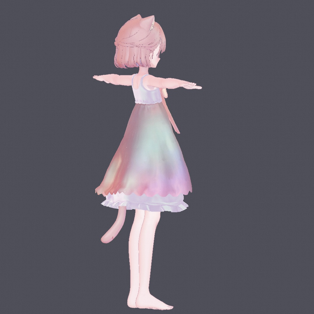 【vrc想定】しらつめのワンピース【MA対応】