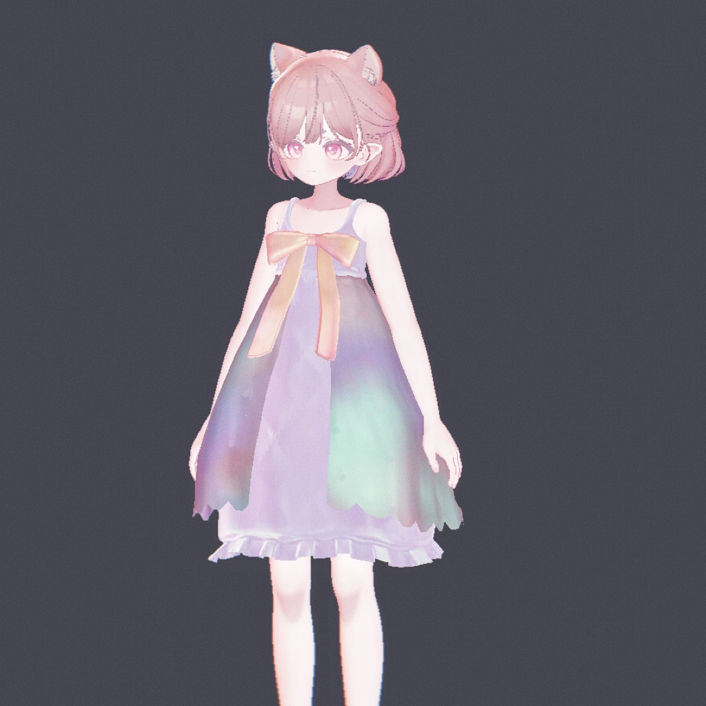 【vrc想定】しらつめのワンピース【MA対応】