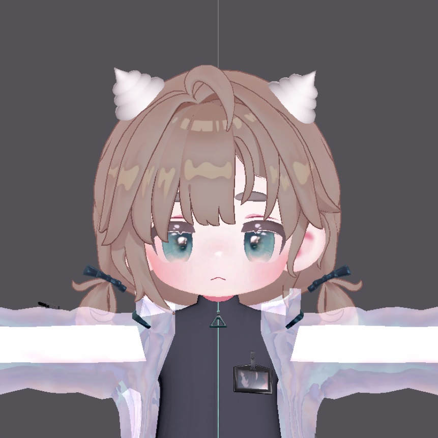 【VRC想定】うんちのみみ、パンケーキ、ワッフルのセット【全アバター対応】