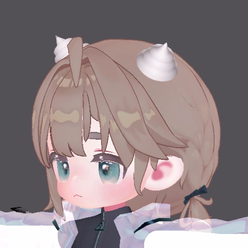 【VRC想定】うんちのみみ、パンケーキ、ワッフルのセット【全アバター対応】