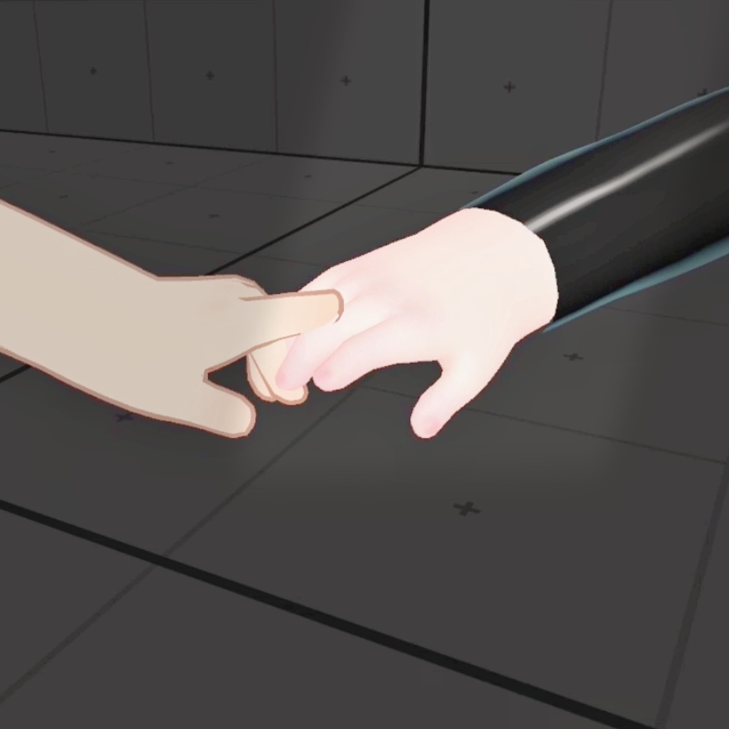 【VRC想定】指を触れるようにするやつ【全アバター対応】