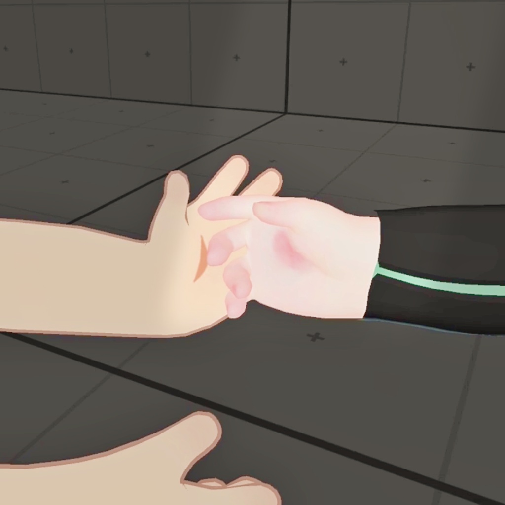 【VRC想定】指を触れるようにするやつ【全アバター対応】