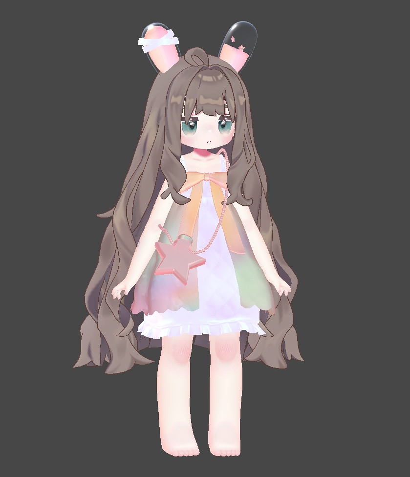 【無料】まめふれんずワンピースセット【VRC想定/MA対応】