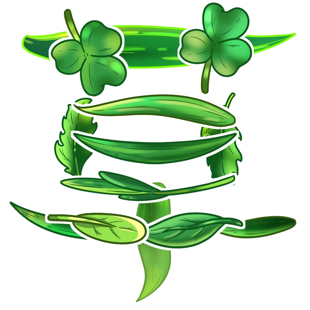 草刈り 草 スタンプ