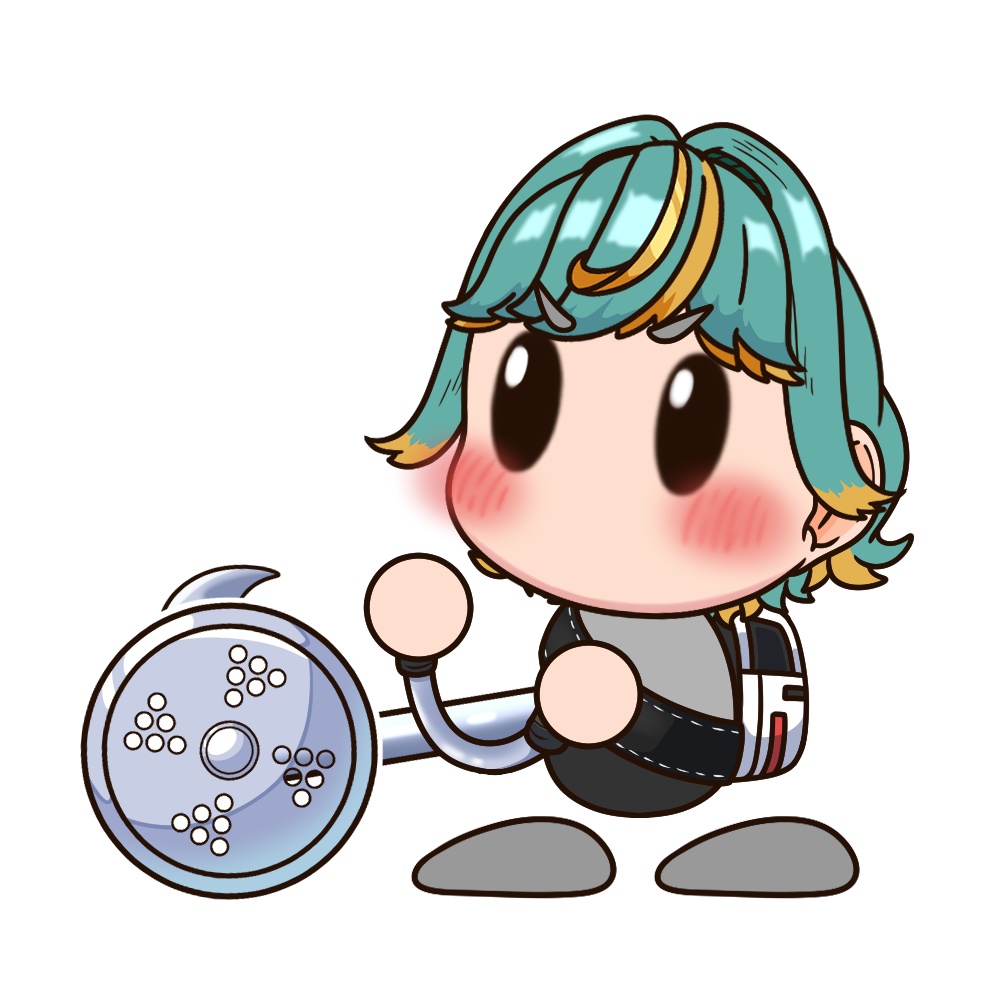 草刈り　草　スタンプ