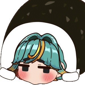 けだるげな顔スタンプ