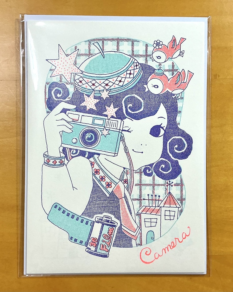 なつかし☆かわゆいペーパー　カメラ（6枚入り）