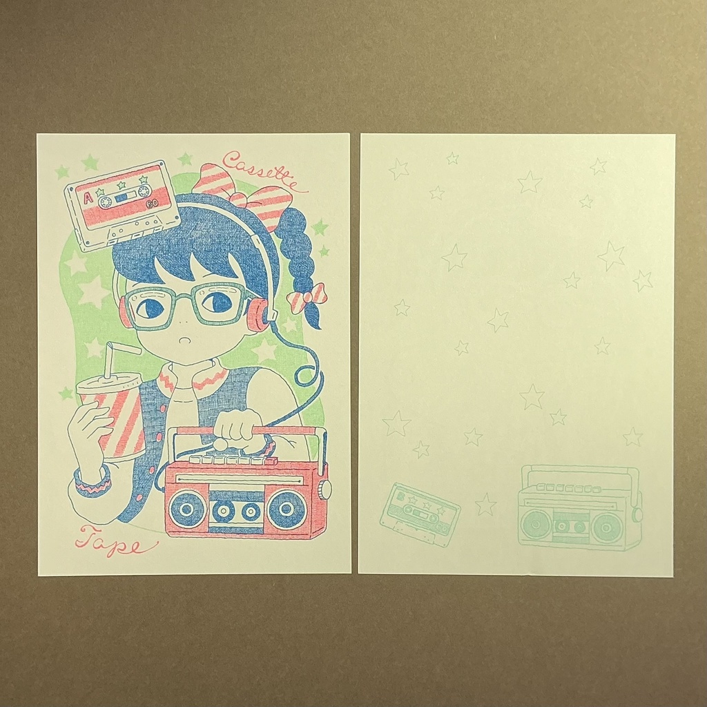 「なつかし⭐︎かわゆいペーパー」3点セット