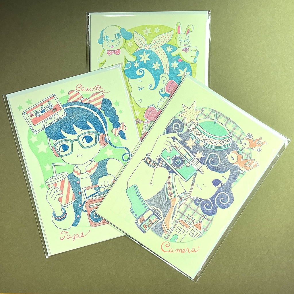 「なつかし⭐︎かわゆいペーパー」3点セット