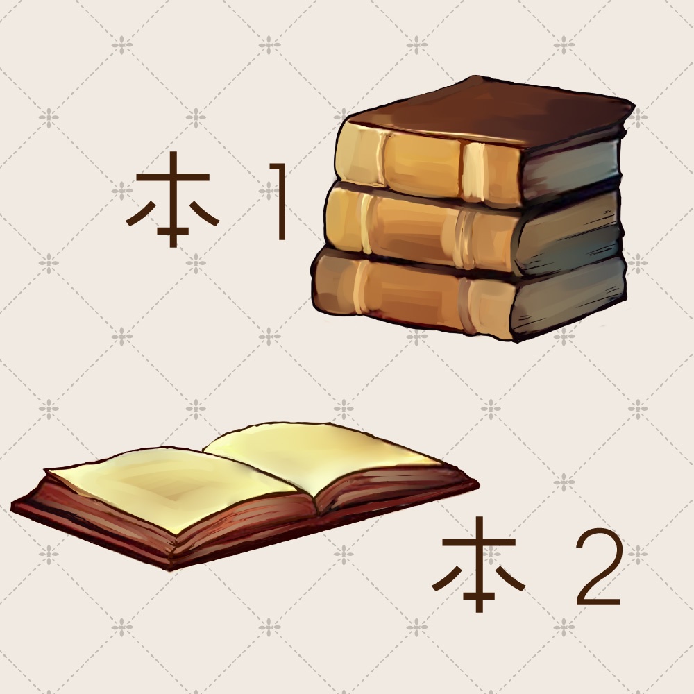 貴族の洋館の図書室【背景・アイテムセット】