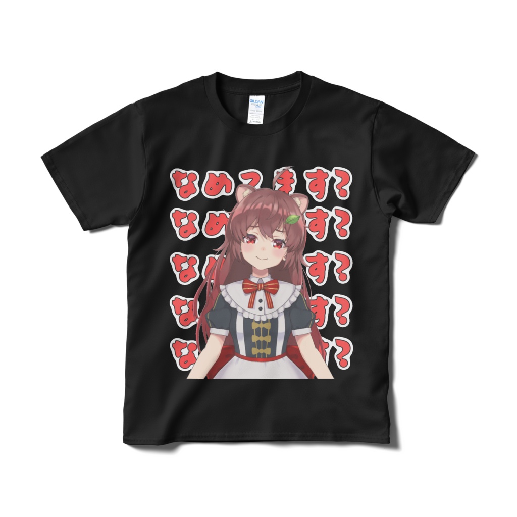 【オリジナル"黒"】なめてます?Tシャツ【卯月うゆ】
