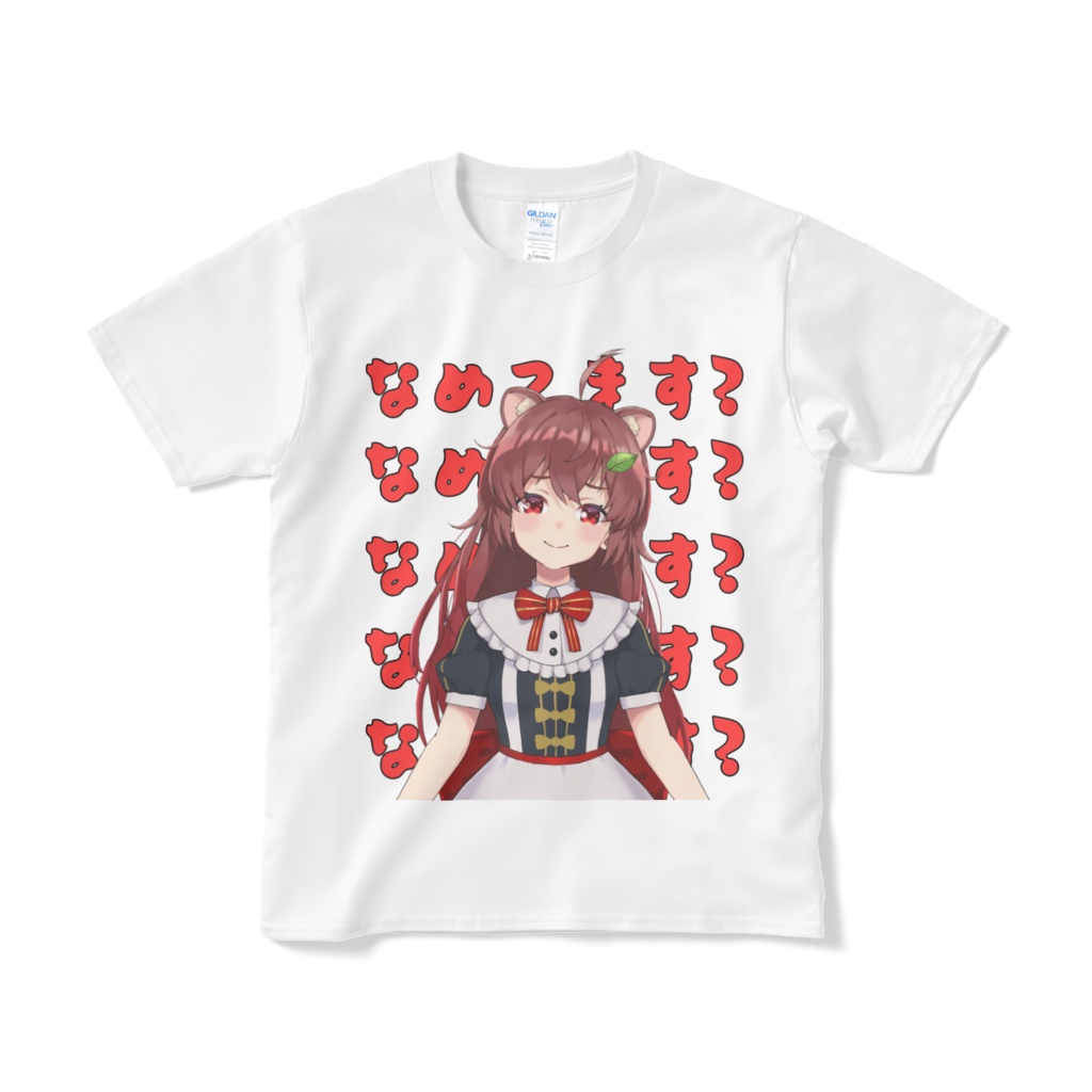 【オリジナル"白"】なめてます?Tシャツ【卯月うゆ】